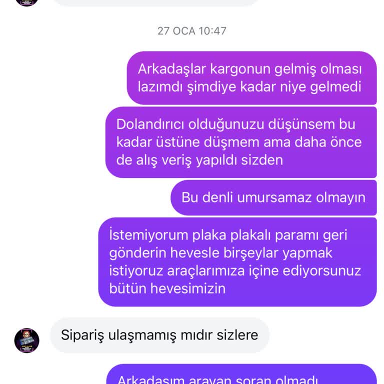 Sipariş Gecikmesi Ve Müşteri Hizmetleri Sorunu