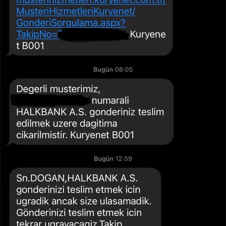 Teslim Edilemeyen Kart Ve İletişim Sorunu