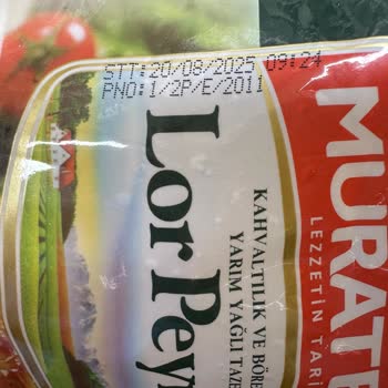 Peynir Paketinde Siyah Tanecikler Sorunu