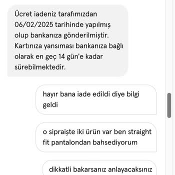Yanlış Yıkanmış Ürün İadesinde Mağduriyet