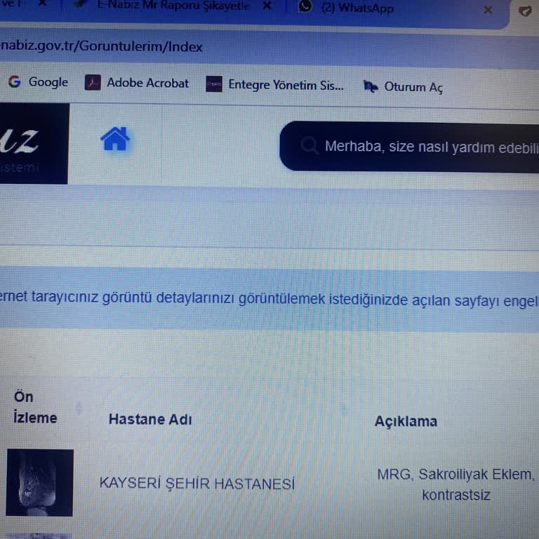 Kayseri Şehir Hastanesi'nde MR Sonucu Bekleme Sorunu