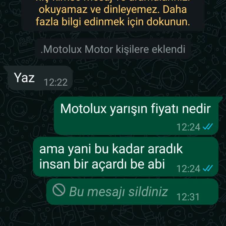 Motolux'ta Müşteri Saygısızlığına Tepki
