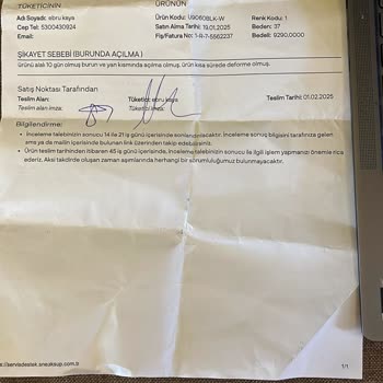 Kalitesiz Ürün Ve Yetersiz Müşteri Hizmeti: New Balance Ayakkabı Sorunu