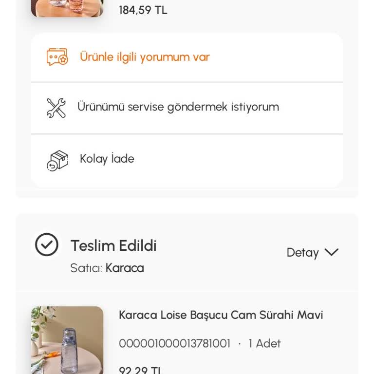 Eksik Ürün Ve Yetersiz Müşteri Hizmetleri