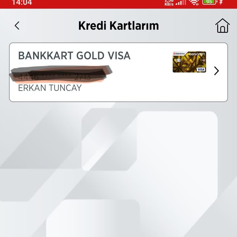 Bir Aydır Teslim Edilemeyen Kredi Kartı Kabusu