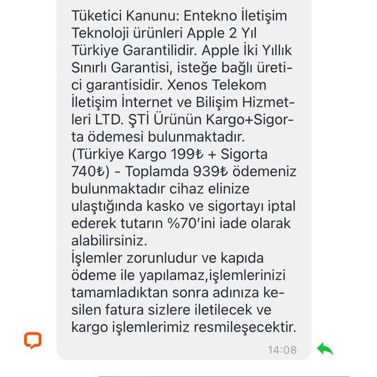 Yanıltıcı Hediye Mesajı Ve Şüpheli Ödeme Talebi