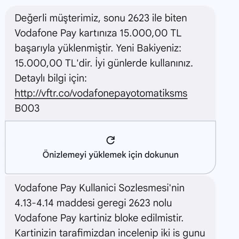 Bloke Olan Vodafone Pay Hesabım Ve İlgisiz Müşteri Hizmetleri