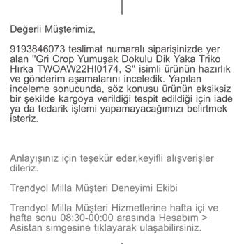 Eksik Ürün Teslimatı Ve Yetersiz Müşteri Hizmeti