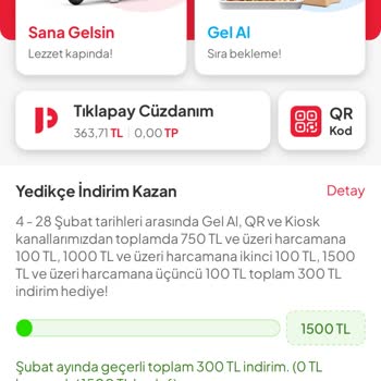 Tıkla Gelsin Cüzdanı Ödeme Sorunu: Yetersiz Bakiye Hatası