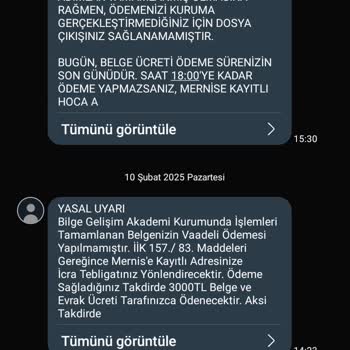 Yetkisiz İşlemler ve İcra Tehditleri İle İlgili Şikayet