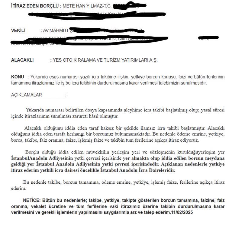 Araç Kiralama Sonrası Karşılaşılan Sorunlar Ve İcra Takibi