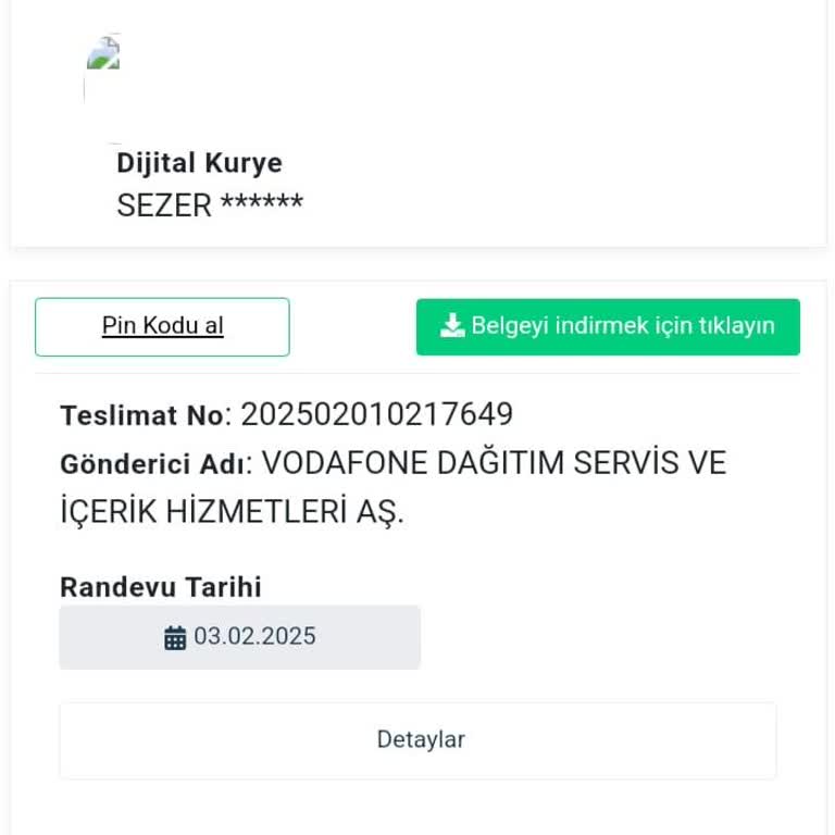 Vodafone Teslimat Sorunu Ve Yanıltıcı Bilgilendirme