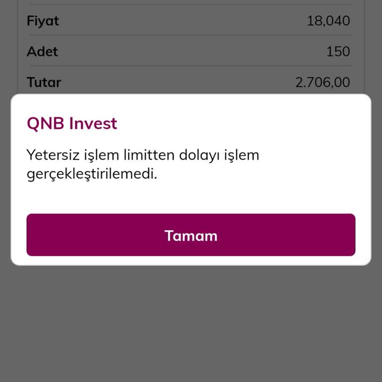 Yetersiz İşlem Limiti Ve Kullanışsız Menü Mağduriyeti