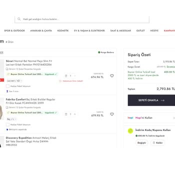 Yanıltıcı İndirim Kampanyası: Boyner.com.tr'de Beklenmeyen Sürpriz