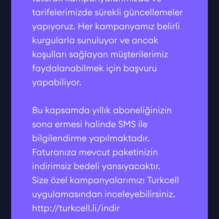Turkcell Tarife Güncellemeleri ve Müşteri Beklentileri