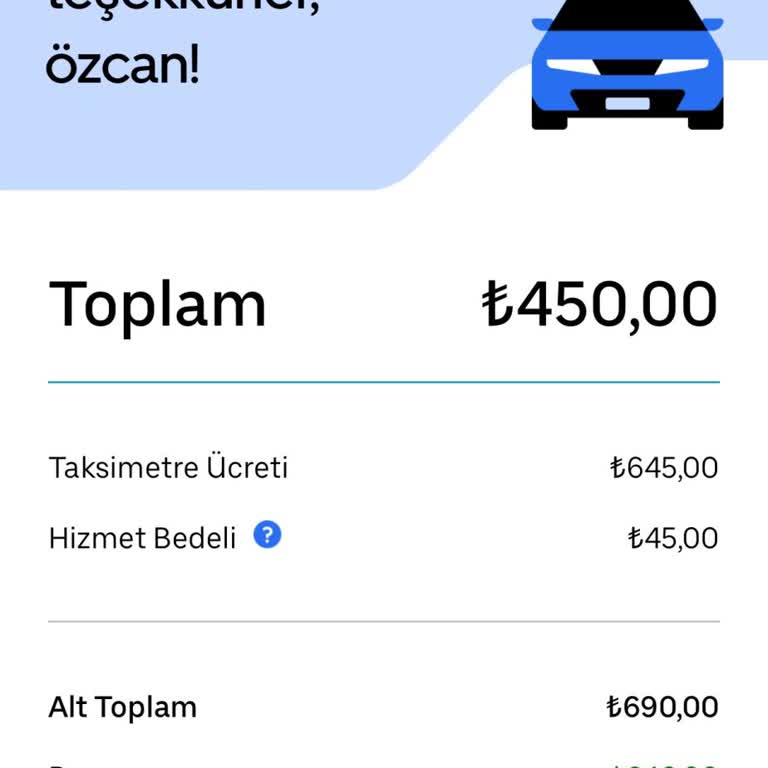 Uber Yolculuğunda Fazla Ücretlendirme Ve İletişim Sorunu