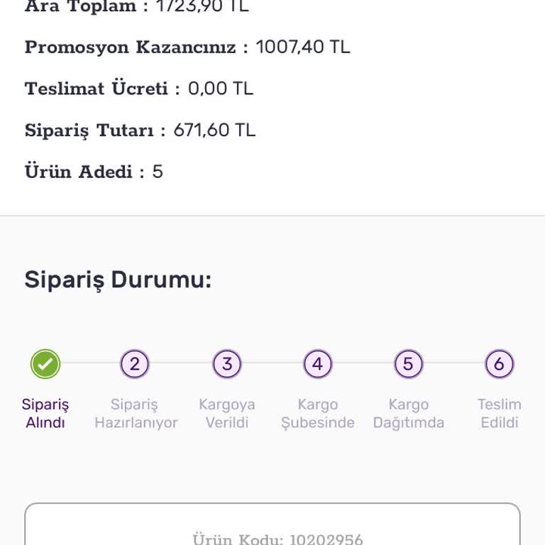 Siparişlerimin Hazırlanma Sürecindeki Gecikme