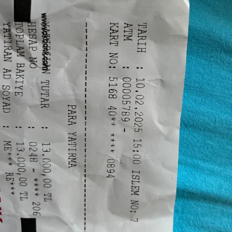 ATM Paramı Eksik Yatırdı, Acil Çözüm Bekliyorum