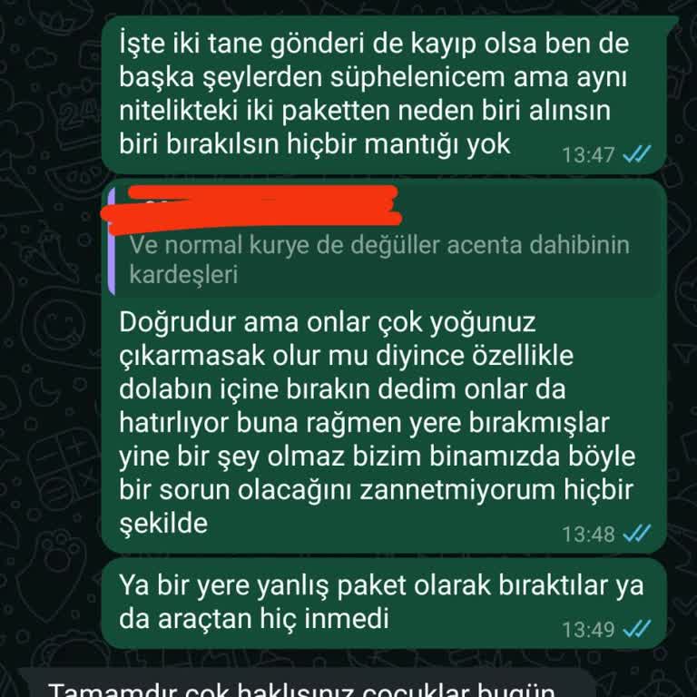 Kargom Kayboldu, Resmi Olmayan Kişiye Teslim Edildi