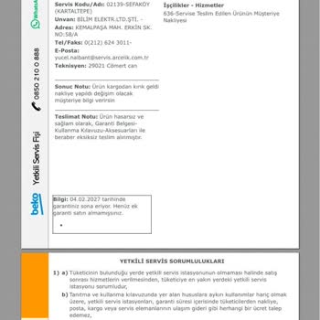 Beko Davlumbaz Siparişi: Hasarlı Ürün Ve Geciken Değişim