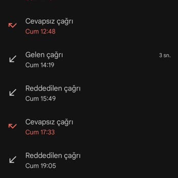 Sürekli Arayan Sessiz Numaralar