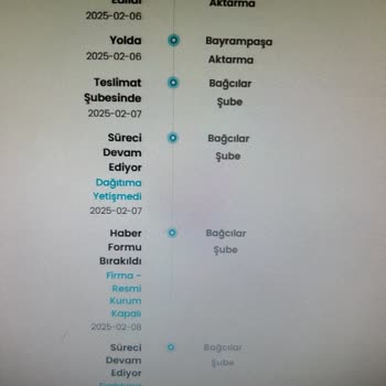 Kargoist Bağcılar Şubesi Teslimat Sorunu