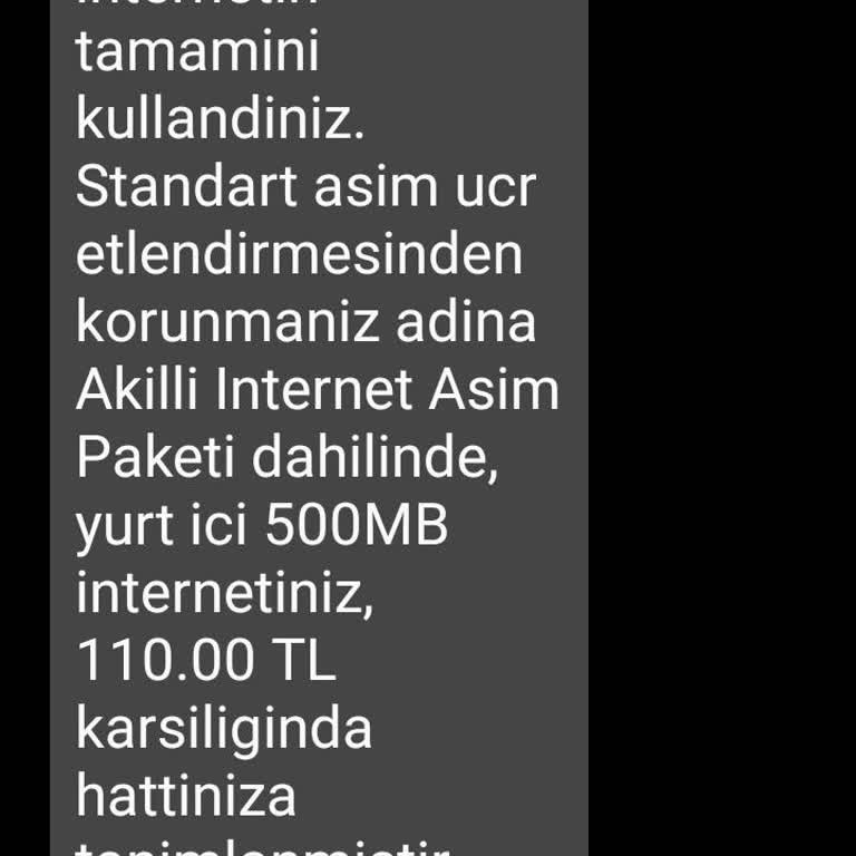 Vodafone'dan Yüksek Fatura Şoku