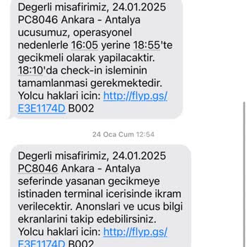 Uçuş Gecikmesi Ve Aksayan Transferler Nedeniyle Mağduriyet