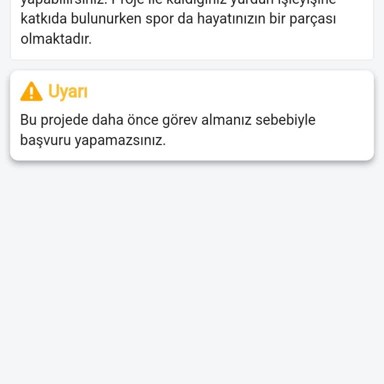 Yurt Time Spor Projesinde Başvuru Eşitsizliği