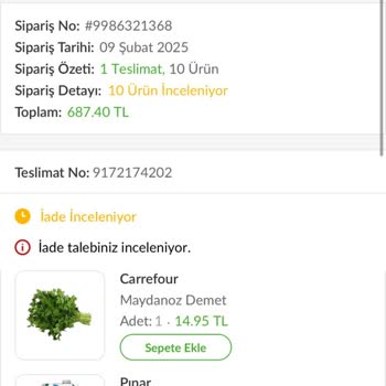 Yanlış Teslimat Ve İletişim Sorunları