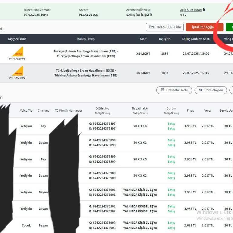 Yanıltıcı Bilet Satışı Ve Haksız Kazanç