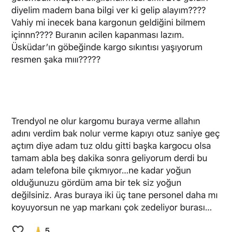 Aras Kargo Setbaşı Şubesi: İlgisizlik Ve Hizmet Eksikliği Mağduriyeti
