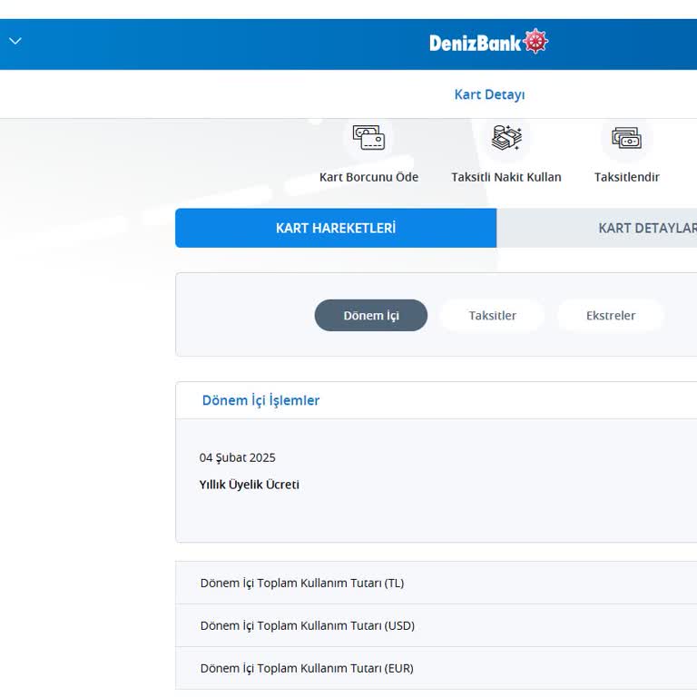 Denizbank Yıllık Üyelik Ücreti Haksızlığı