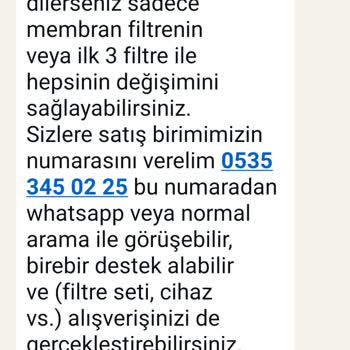 Membran Filtre Sorunu Ve Teknik Servis Desteği Eksikliği