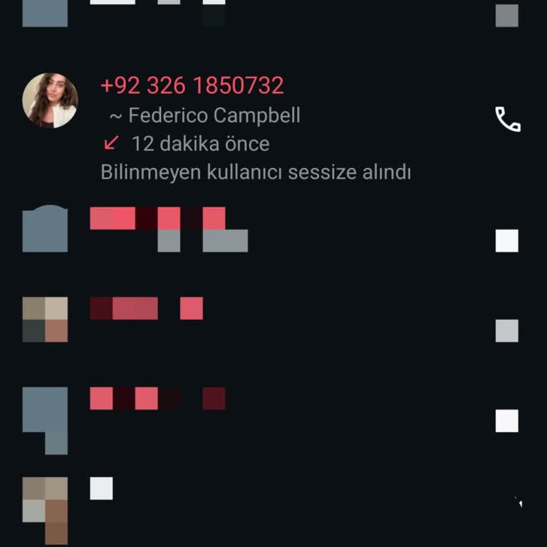WhatsApp Üzerinden Gelen Rahatsız Edici Aramalar