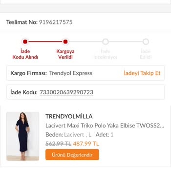 Trendyol'da İade Ve Kupon Sorunu