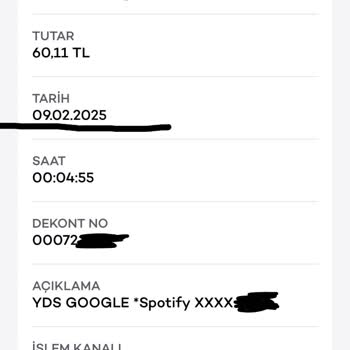 Spotify Üyeliği İptal Edildiği Halde Ücret Alındı Ve Hizmet Sunulmadı