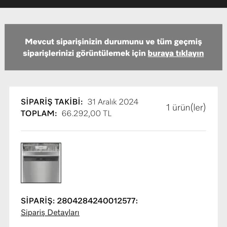 Bulaşık Makinesi Teslimatında Büyük Gecikme