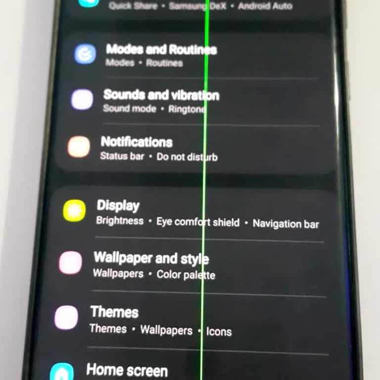 Samsung S20+ Ekranında Yeşil Çizgi Sorunu Ve Servis Ücreti Şoku