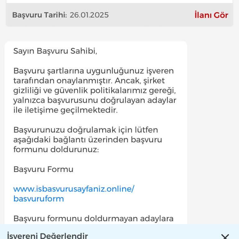 İşin Olsun Sitesinde Güvenlik Sorunu