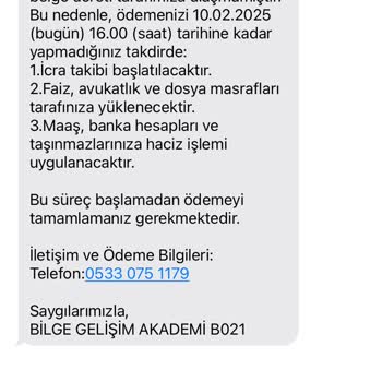 Yanıltıcı Eğitim Teklifi Ve Israrlı Takip