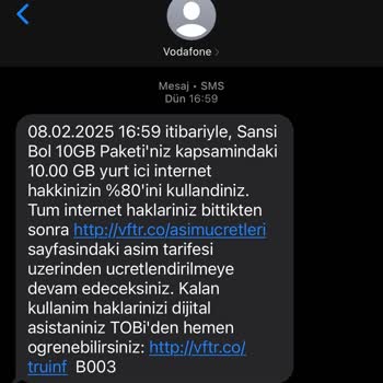 Hızla Tükenen İnternet Paketleri Ve Yanıtsız Müşteri Hizmetleri