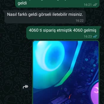 Yanlış Gelen Ekran Kartı Ve İletişim Sorunları
