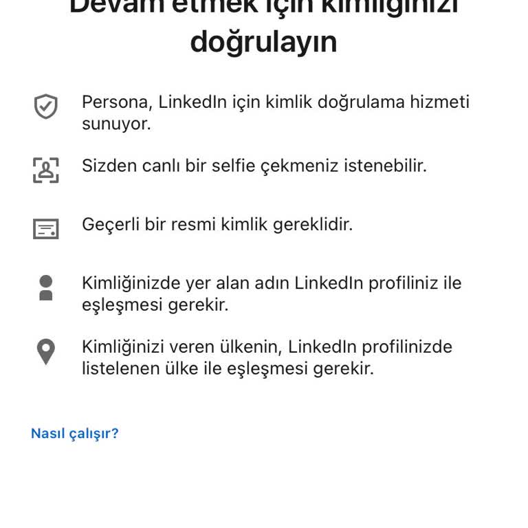 LinkedIn Hesabına Erişim Sorunu Ve Doğrulama Engeli