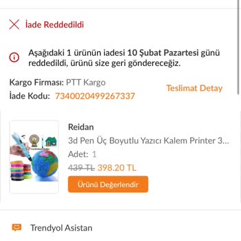 Trendyol'dan Aldığım 3D Kalem Yazıcı Hayal Kırıklığı Yarattı