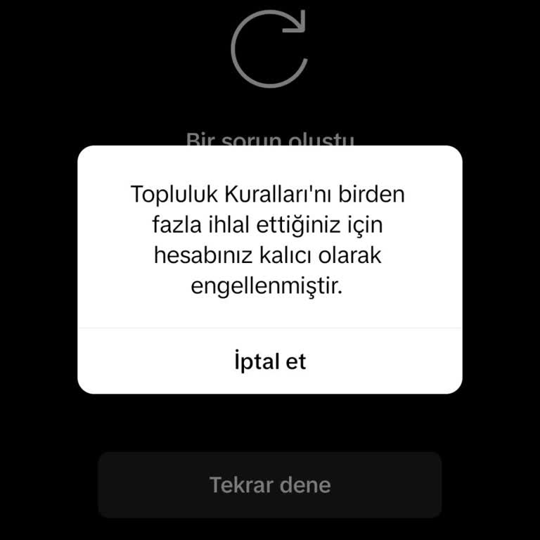 TikTok Hesabım Haksız Yere Engellendi!
