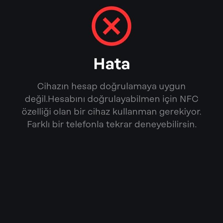NFC Olmadan Papara Hesabı Doğrulama Sorunu