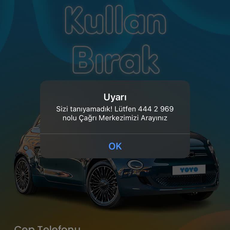 Yoyo Uygulamasında Kayıt Sorunu Ve Müşteri Hizmetleri Engeli