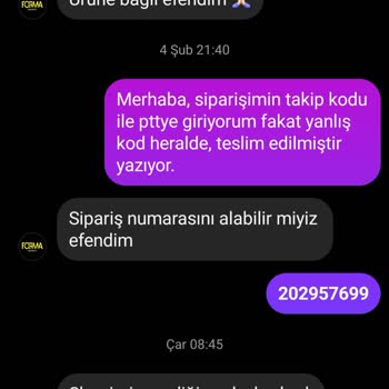 Yanlış Gönderim Ve İletişim Sorunlarıyla Karşılaştım