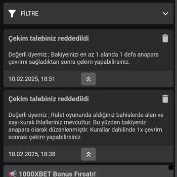 1000xbet Ödeme Problemleri Ve Haksız Uygulamalar